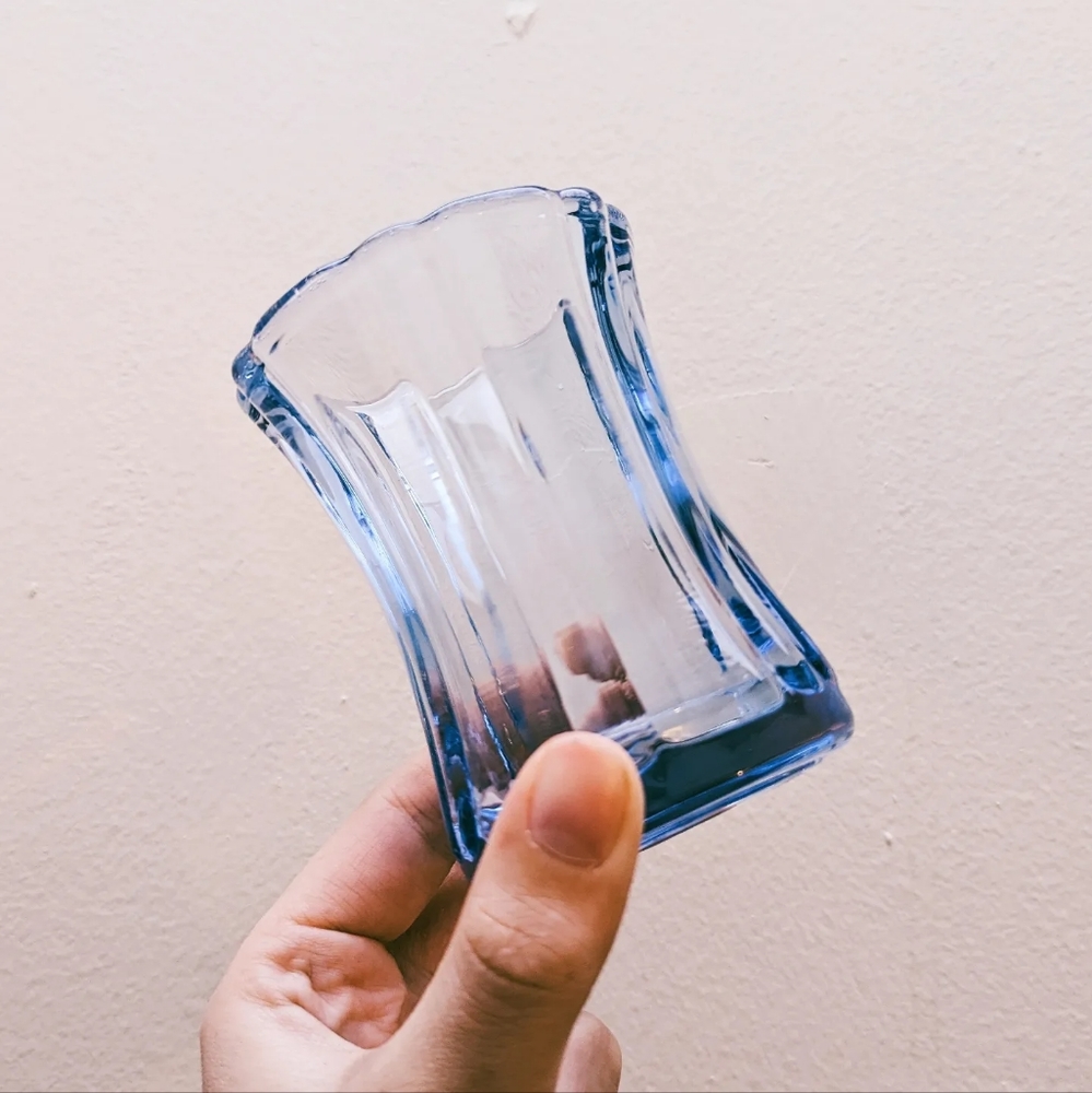 Southern Living At Home Pure Reflections Light Blue Glass Votive